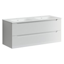 Тумба под раковину Sancos Norma 2.0 NR2.0120-2W 120x45 подвесная, белый глянец