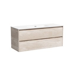 Тумба под раковину Sancos Libra LB120-1EG 120x45 подвесная, дуб галифакс натуральный