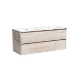 Тумба под раковину Sancos Libra LB120-2EG 120x45 подвесная, дуб галифакс натуральный