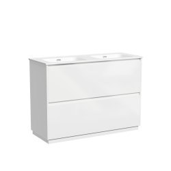 Тумба под раковину Sancos Libra Floor LB120F-2W 120x45 напольная, белый глянец