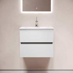 Тумба под раковину Sancos Urban UR60W 60x45 подвесная, белый глянец