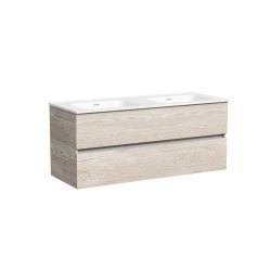Тумба под раковину Sancos Urban UR120-2EG 120x45 подвесная, дуб галифакс натуральный