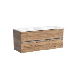 Тумба под раковину Sancos Urban UR120-2ECH 120x45 подвесная, дуб чарльстон