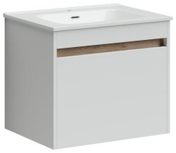 Тумба под раковину Sancos Smart SM60W 60x45 подвесная, белый глянец