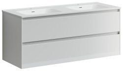 Тумба под раковину Sancos Cento CN120-2W 120x45 подвесная, белый глянец