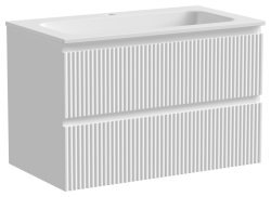 Тумба под раковину Sancos SNOB R SNR80W 80x44.5 белый матовый