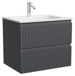 Тумба под раковину Sancos SNOB R SNR60MDH 60x44.5 темный антрацит матовый