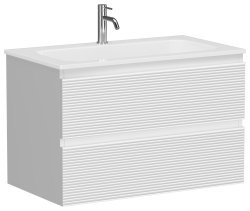 Тумба под раковину Sancos FOLK FL80W 80x44.5 белый матовый