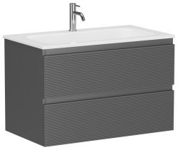 Тумба под раковину Sancos FOLK FL80GS 80x44.5 темный серый
