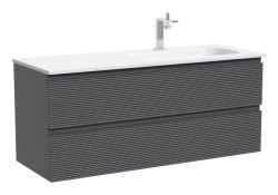 Тумба под раковину Sancos FOLK FL120RGS 119.5x44.5 темный серый
