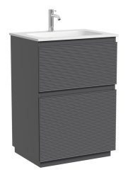 Тумба под раковину Sancos FOLK Floor FL60FGS 60x44.5 темный серый