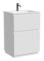 Тумба под раковину Sancos FOLK Floor FL60FW 60x44.5 белый матовый
