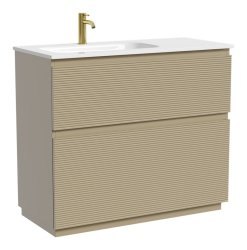 Тумба под раковину Sancos FOLK Floor FL100FLCP 99.5x44.5 капучино матовый