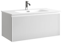 Тумба под раковину Sancos SNOB R 1.0 SNR1.090W 90x44.5 белый матовый