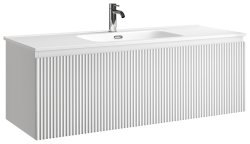 Тумба под раковину Sancos SNOB R 1.0 SNR1.0120W 119.5x44.5 белый матовый