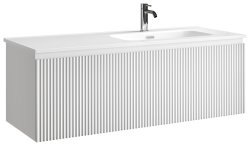Тумба под раковину Sancos SNOB R 1.0 SNR1.0120RW 119.5x44.5 белый матовый