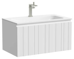Тумба под раковину Sancos LM80W 80x44.5 белый матовый