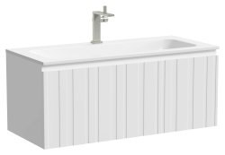 Тумба под раковину Sancos LM100W 99.5x44.5 белый матовый