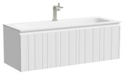 Тумба под раковину Sancos LM120W 119.5x44.5 белый матовый