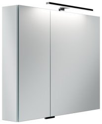 Зеркальный шкаф с подсветкой Sancos Hilton Z900 90x74, белый