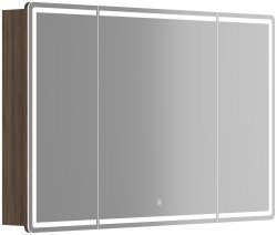 Зеркальный шкаф с подсветкой Sancos Mirror MI120ECH 119x74, дуб чарльстон
