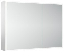 Зеркальный шкаф с подсветкой Sancos Evoke SC80100 100x70, серый