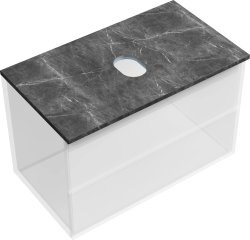 Столешница Sancos TT80A1 80x46 из керамогранита, черное небо