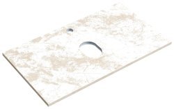 Столешница Sancos TT80A2X 80x46 из керамогранита, креман