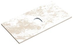 Столешница Sancos TT90A2 90x46 из керамогранита, креман