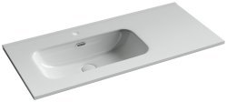 Раковина Ceramicanova Element CN7003L 101x46.5, белая глянцевая