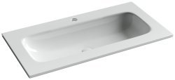 Раковина Ceramicanova Grace CN7019 91x13.7, белая глянцевая