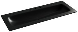 Раковина Ceramicanova Grace CN7024MB 121x13.7, черная матовая