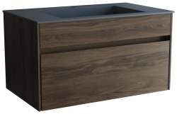 Тумба под раковину Vincea Кьяра VMC-2C800CO 80x48 подвесная, канадский дуб