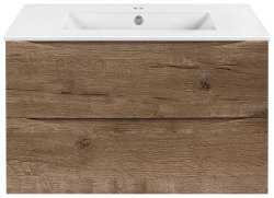 Тумба под раковину Vincea Миа VMC-2MC800VO 80x50 подвесная, винтажный дуб