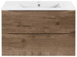Тумба под раковину Vincea Мия Слим VMC-2MC800S1VO 80x39 подвесная, винтажный дуб