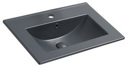 Раковина Vincea VBS-13960MA 61x47, антрацит матовый