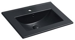 Раковина Vincea VBS-13960MB 61x47, черная матовая