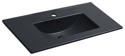 Раковина Vincea VBS-13980MB 81x47, черная матовая