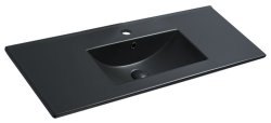 Раковина Vincea VBS-13100MB 101x47, черная матовая