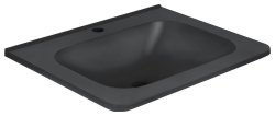 Раковина Vincea VCB-2VP600B 60x47, черная