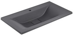 Раковина Vincea VCB-3M900G 90x45, матовый серый