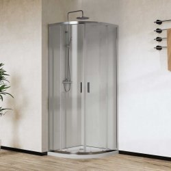 Душевой уголок Vincea City VSQ-5CT900CL 90x90, профиль хром