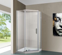 Душевой уголок Vincea Stresa VSP-1S900CL 90x90, профиль хром