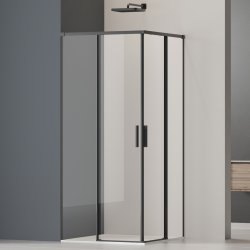 Душевой уголок Vincea Soft 2 VSS-3SO2900CLB 90x90, профиль черный