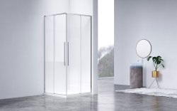Душевой уголок Vincea Slim-N VSS-4SN8010CL 100x80, профиль хром