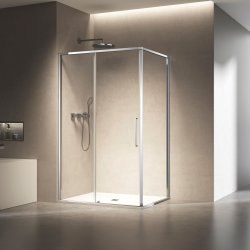 Душевой уголок Vincea Slim VSR-6SL8013CL 130x80, профиль хром