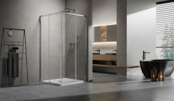 Душевой уголок Vincea Slim VSS-6SL900CL 90x90, профиль хром
