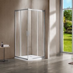 Душевой уголок Vincea Garda VSS-1G8010CL 100x80, профиль хром