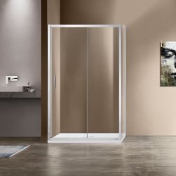 Душевой уголок Vincea Garda VSR-1G9016CL 160x90, профиль хром