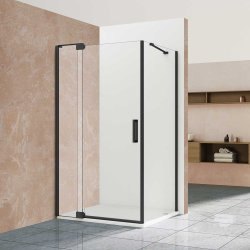 Душевой уголок Vincea Extra VSR-1E101190CLB 1000/1100x90, профиль черный